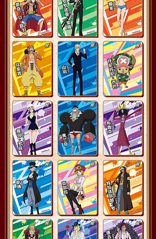 One Piece Cards Anime Collectible Card Luffy Zoro Trading Card Game Sanji Nami TCG Booster Box Game Cards
