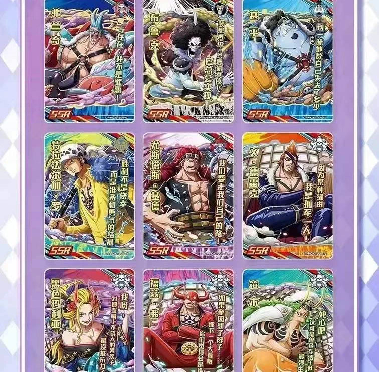 One Piece Cards Anime Collectible Card Luffy Zoro Trading Card Game Sanji Nami TCG Booster Box Game Cards