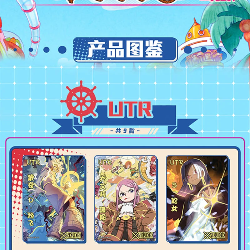 One Piece Cards Anime Collectible Card Luffy Zoro Trading Card Game Sanji Nami TCG Booster Box Game Cards