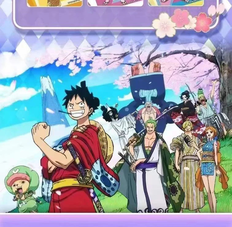 One Piece Cards Anime Collectible Card Luffy Zoro Trading Card Game Sanji Nami TCG Booster Box Game Cards