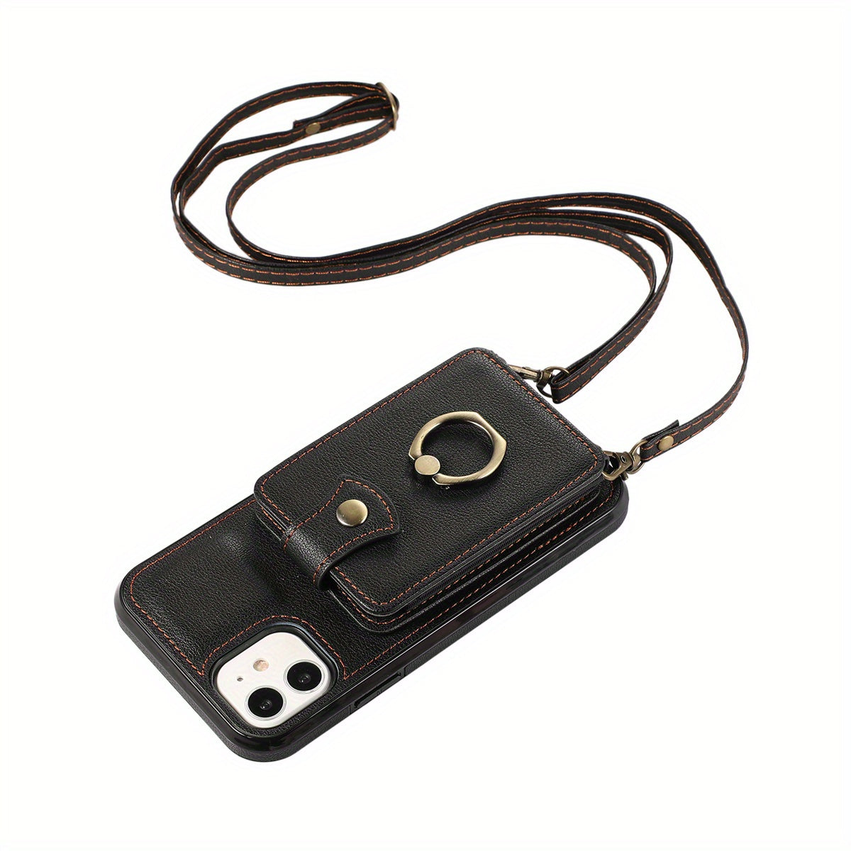 Case Wallet with Holder 360°Rotation Finger Ring