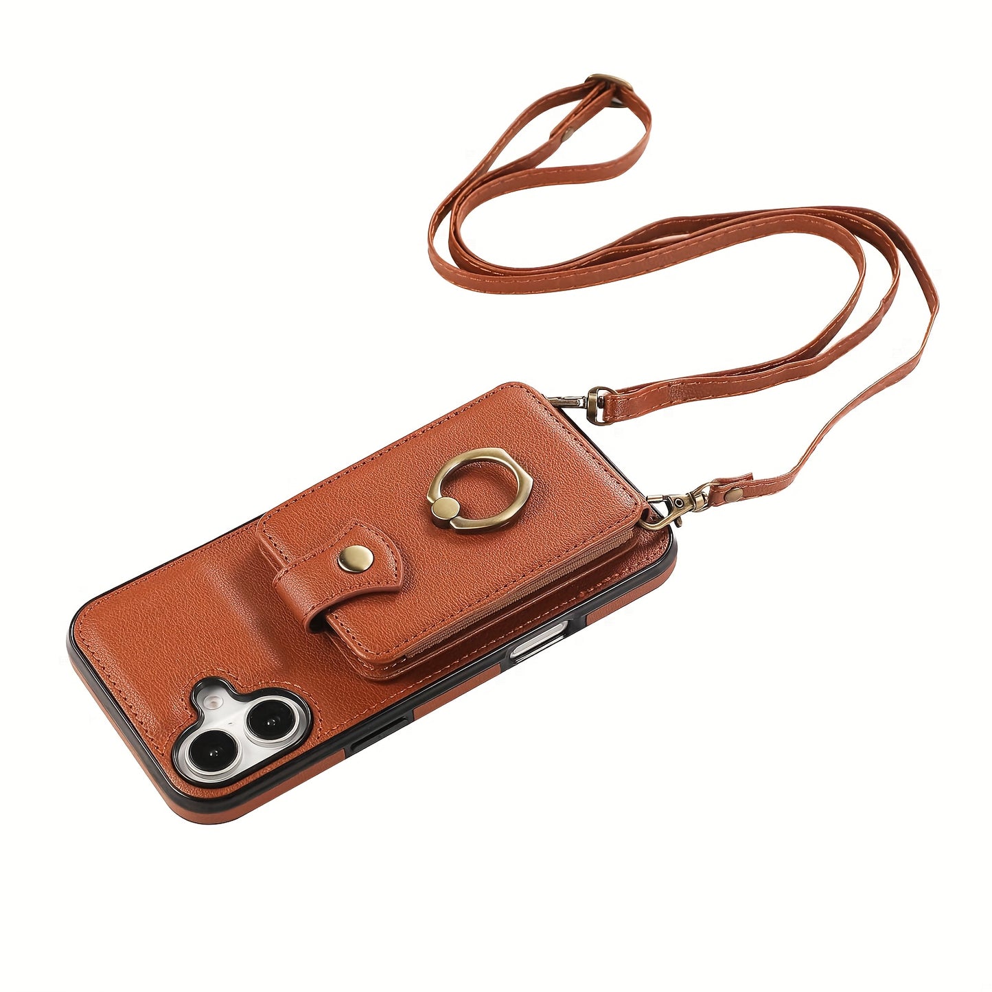 Case Wallet with Holder 360°Rotation Finger Ring