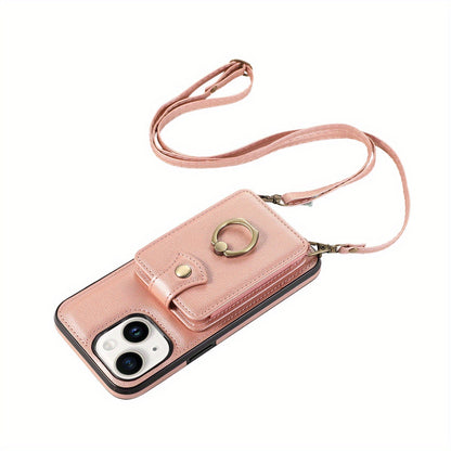 Case Wallet with Holder 360°Rotation Finger Ring