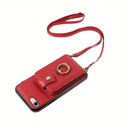 Case Wallet with Holder 360°Rotation Finger Ring