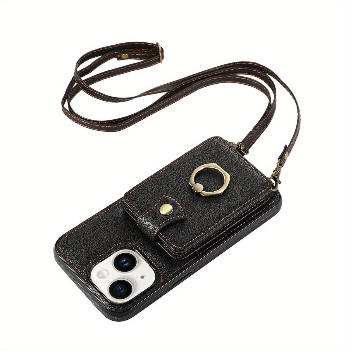 Case Wallet with Holder 360°Rotation Finger Ring