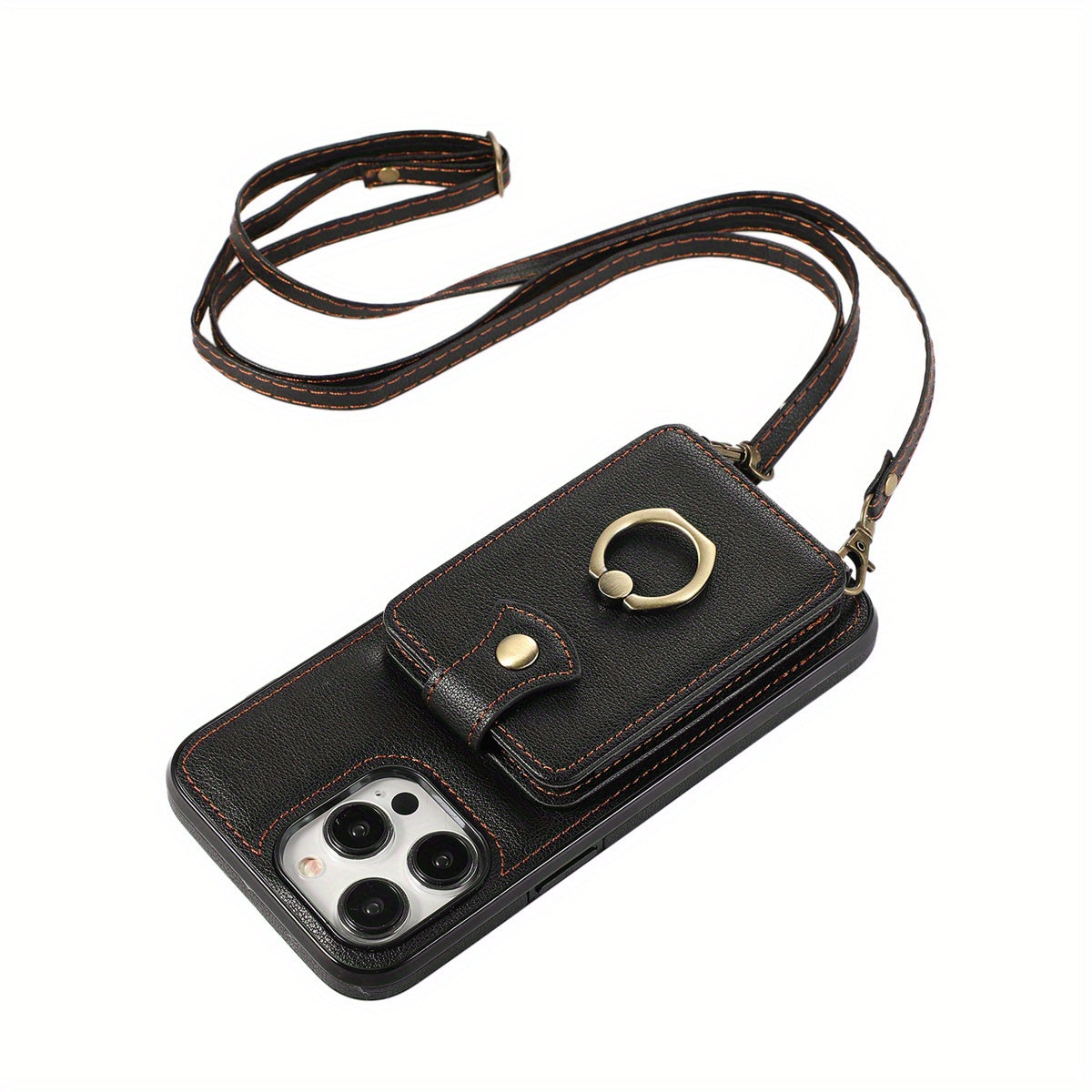 Case Wallet with Holder 360°Rotation Finger Ring