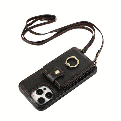 Case Wallet with Holder 360°Rotation Finger Ring