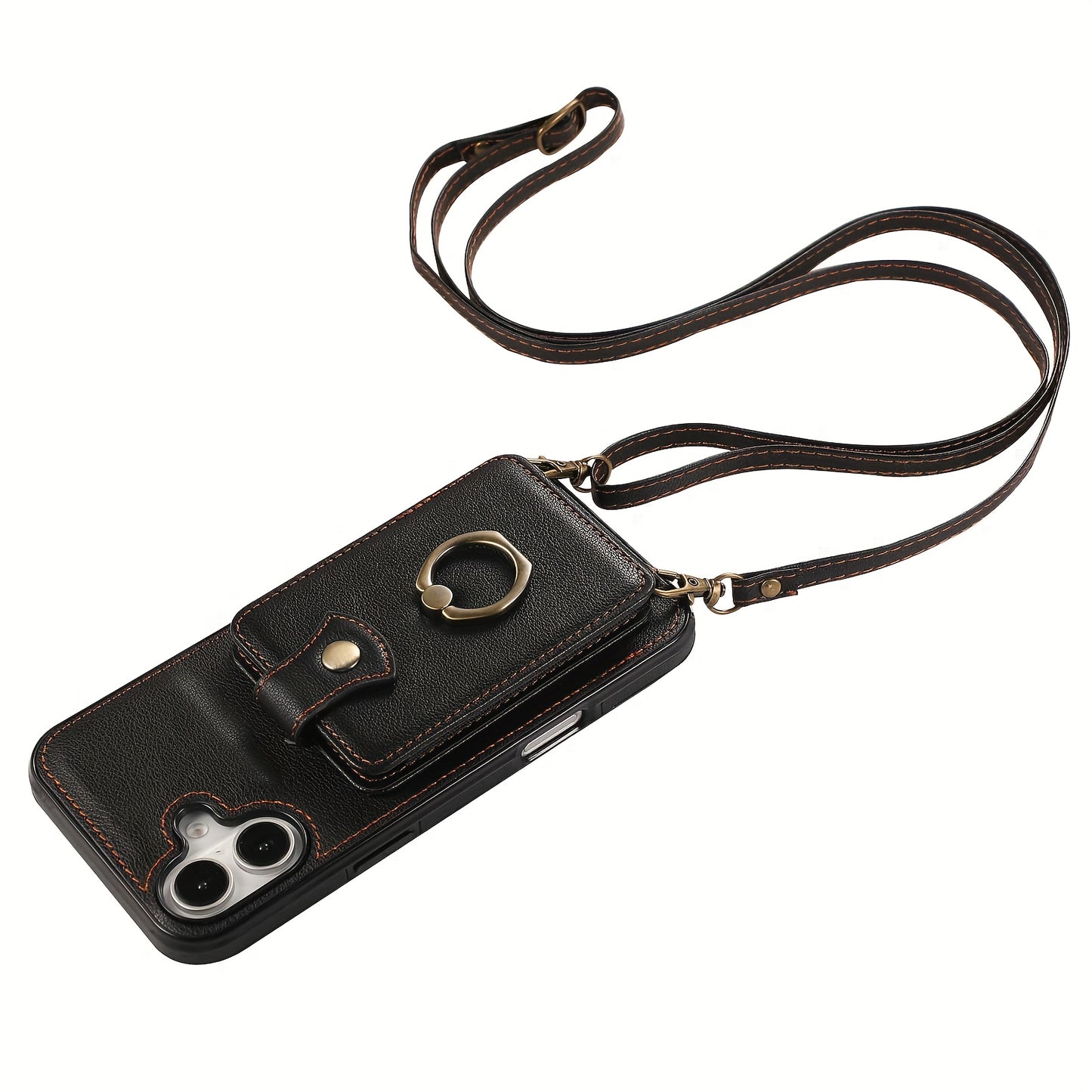 Case Wallet with Holder 360°Rotation Finger Ring