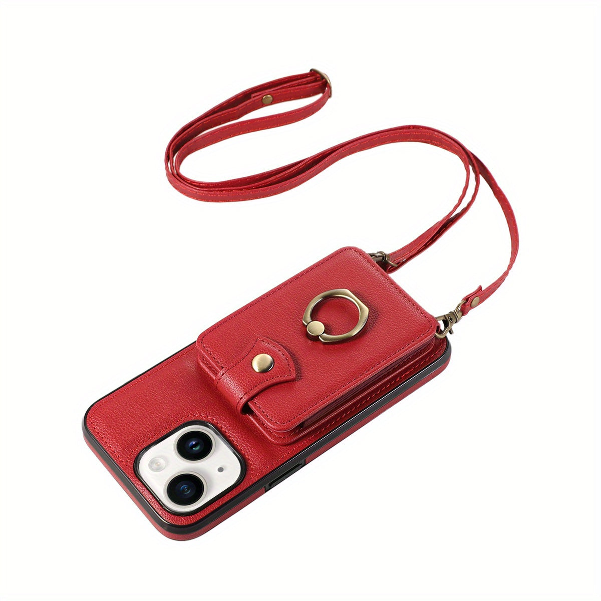 Case Wallet with Holder 360°Rotation Finger Ring