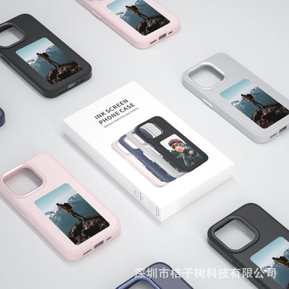 IPHONE NFC CASE projection pattern Ai ink  protective case