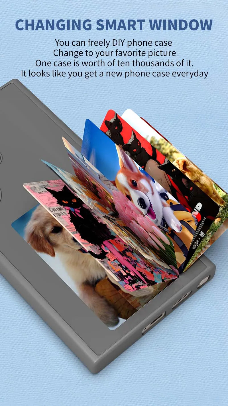 Case New-NFC For Samsung Galaxy S25 S24 S23 Ultra DIY Screen Smart Phone Case Fund