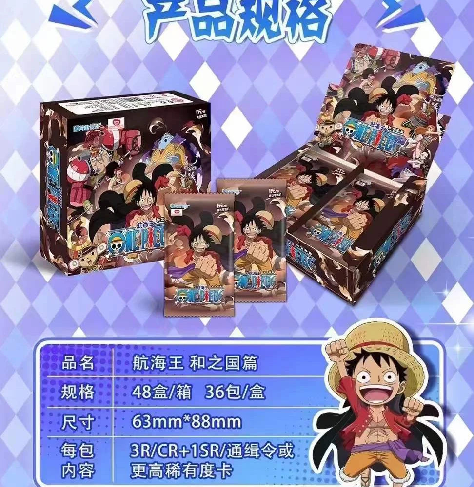 One Piece Cards  Anime Collectible Card  Luffy Zoro Trading Card Game Sanji Nami TCG Booster Box Game Cards