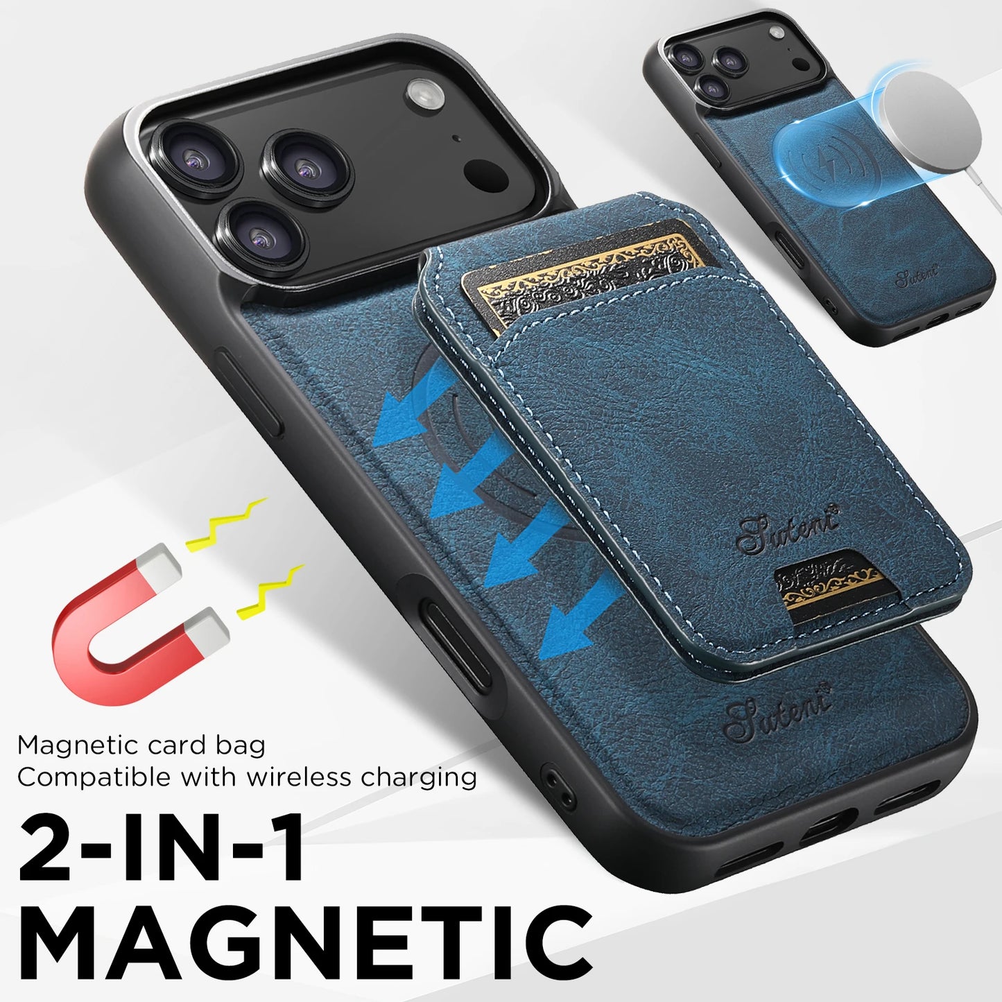 Phone Case Magnet Card Holder