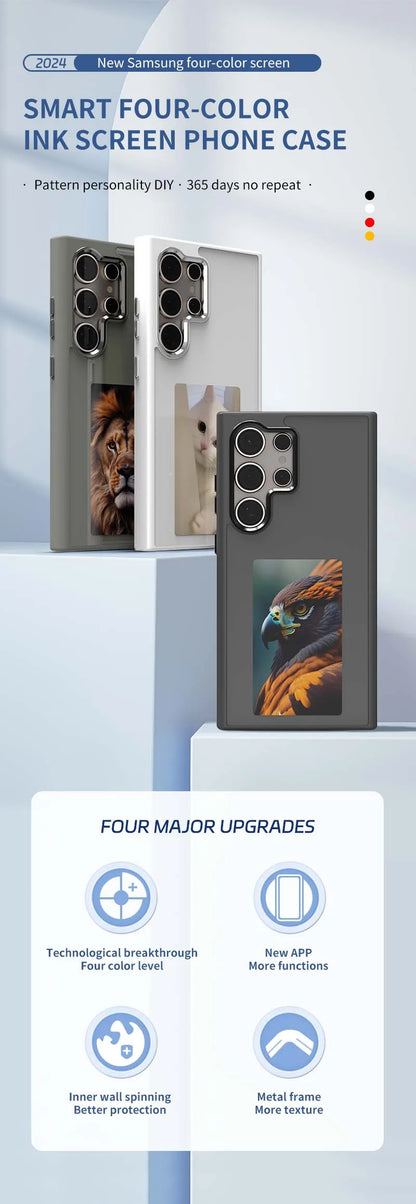 Case New-NFC For Samsung Galaxy S25 S24 S23 Ultra DIY Screen Smart Phone Case Fund