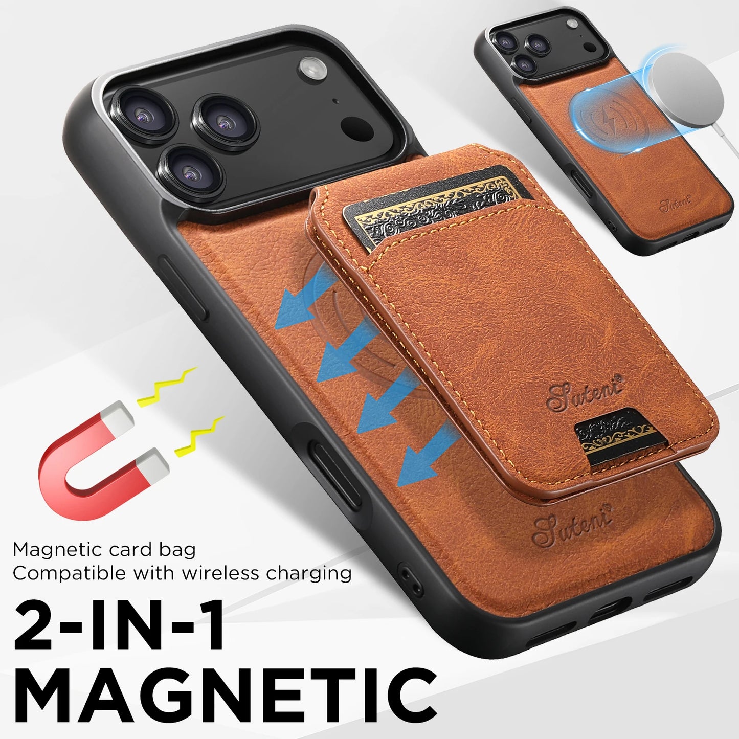 Phone Case Magnet Card Holder