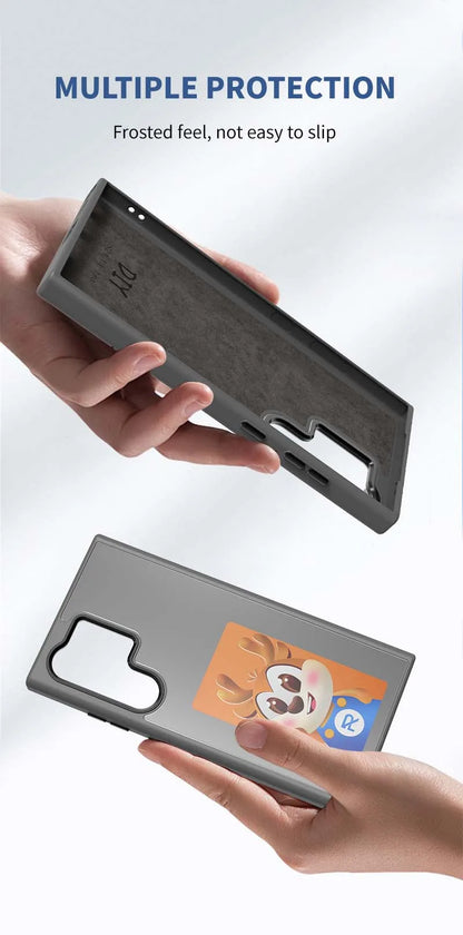 Case New-NFC For Samsung Galaxy S25 S24 S23 Ultra DIY Screen Smart Phone Case Fund