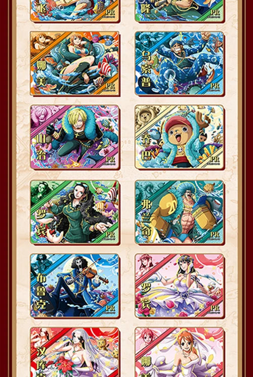 One Piece Cards  Anime Collectible Card  Luffy Zoro Trading Card Game Sanji Nami TCG Booster Box Game Cards