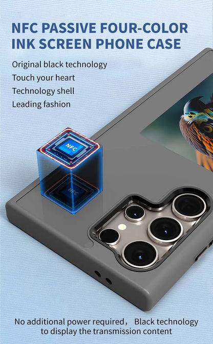 Case New-NFC For Samsung Galaxy S25 S24 S23 Ultra DIY Screen Smart Phone Case Fund