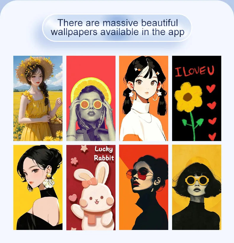 phone case photos Wireless transmission DIY screen for iphone 16/15/14/13 Round Support Magsafe