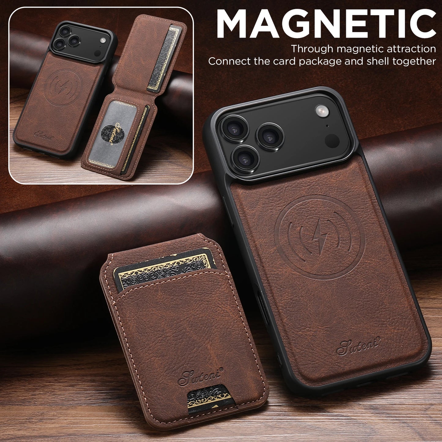 Phone Case Magnet Card Holder