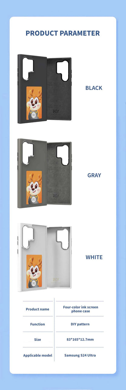 Case New-NFC For Samsung Galaxy S25 S24 S23 Ultra DIY Screen Smart Phone Case Fund