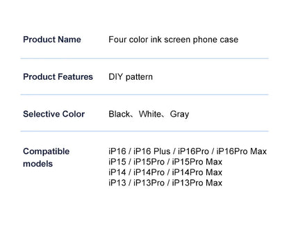 phone case photos Wireless transmission DIY screen for iphone 16/15/14/13 Round Support Magsafe