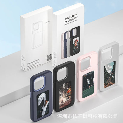 IPHONE NFC CASE projection pattern Ai ink  protective case