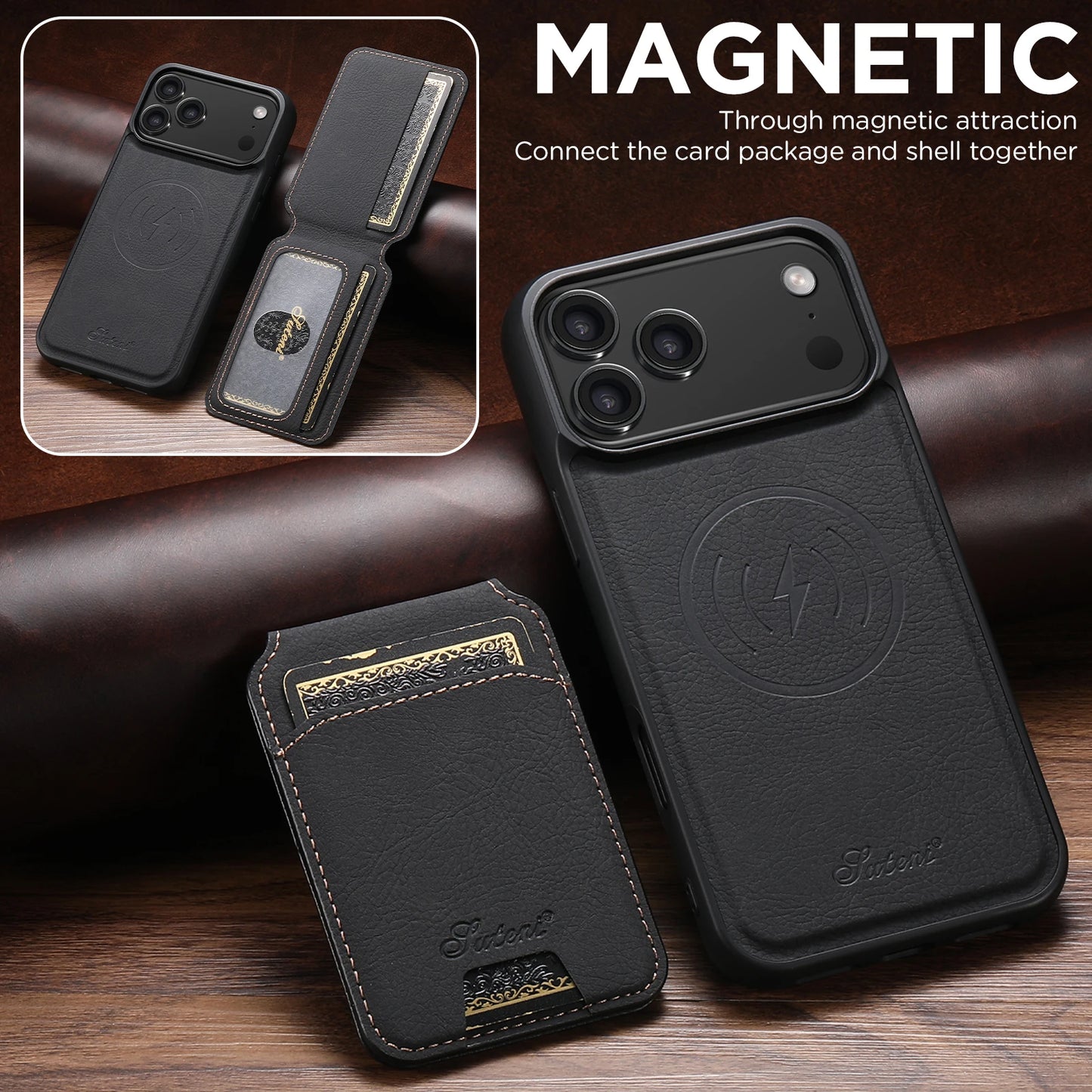 Phone Case Magnet Card Holder