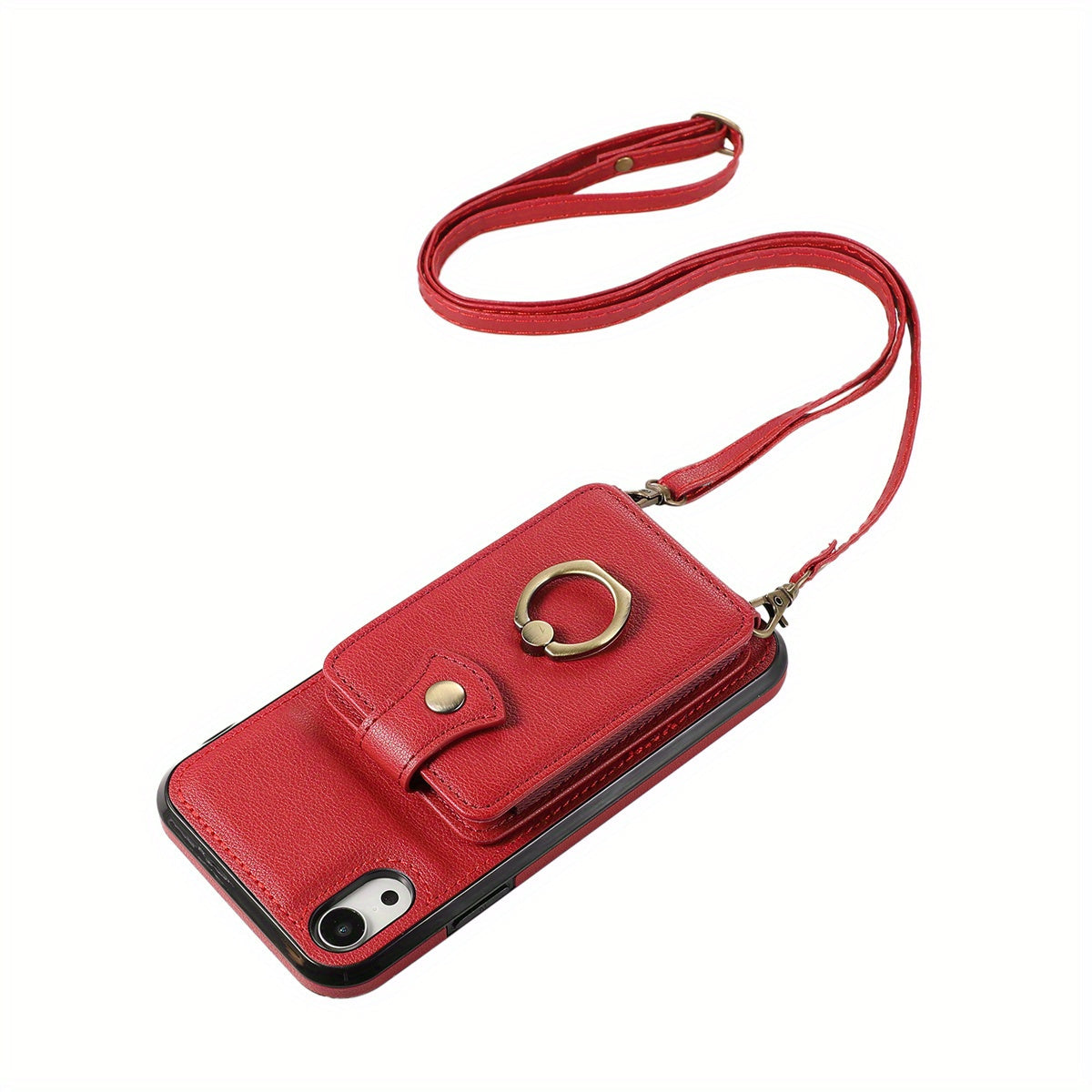 Case Wallet with Holder 360°Rotation Finger Ring