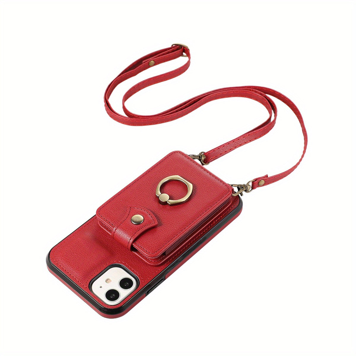 Case Wallet with Holder 360°Rotation Finger Ring