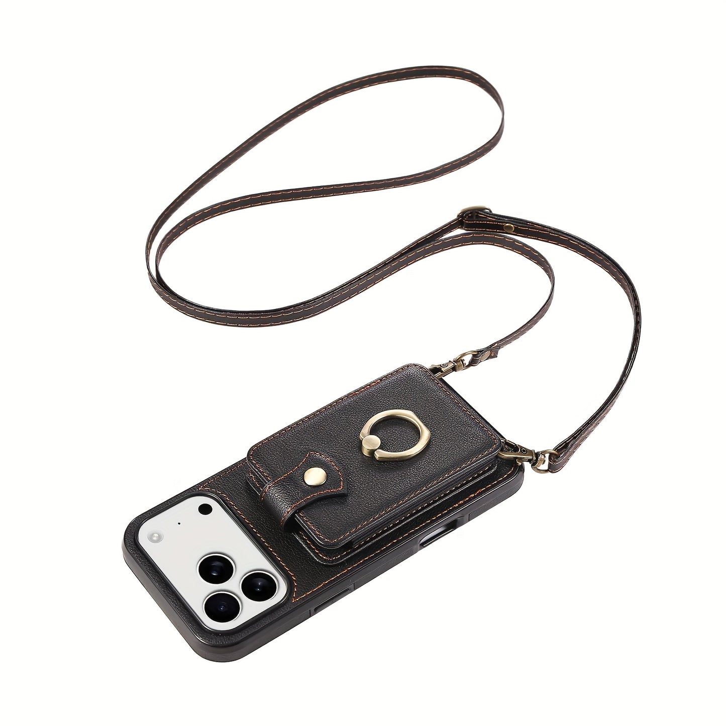 Case Wallet with Holder 360°Rotation Finger Ring