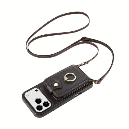 Case Wallet with Holder 360°Rotation Finger Ring