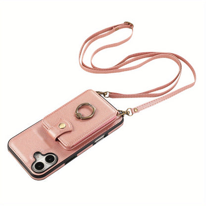 Case Wallet with Holder 360°Rotation Finger Ring