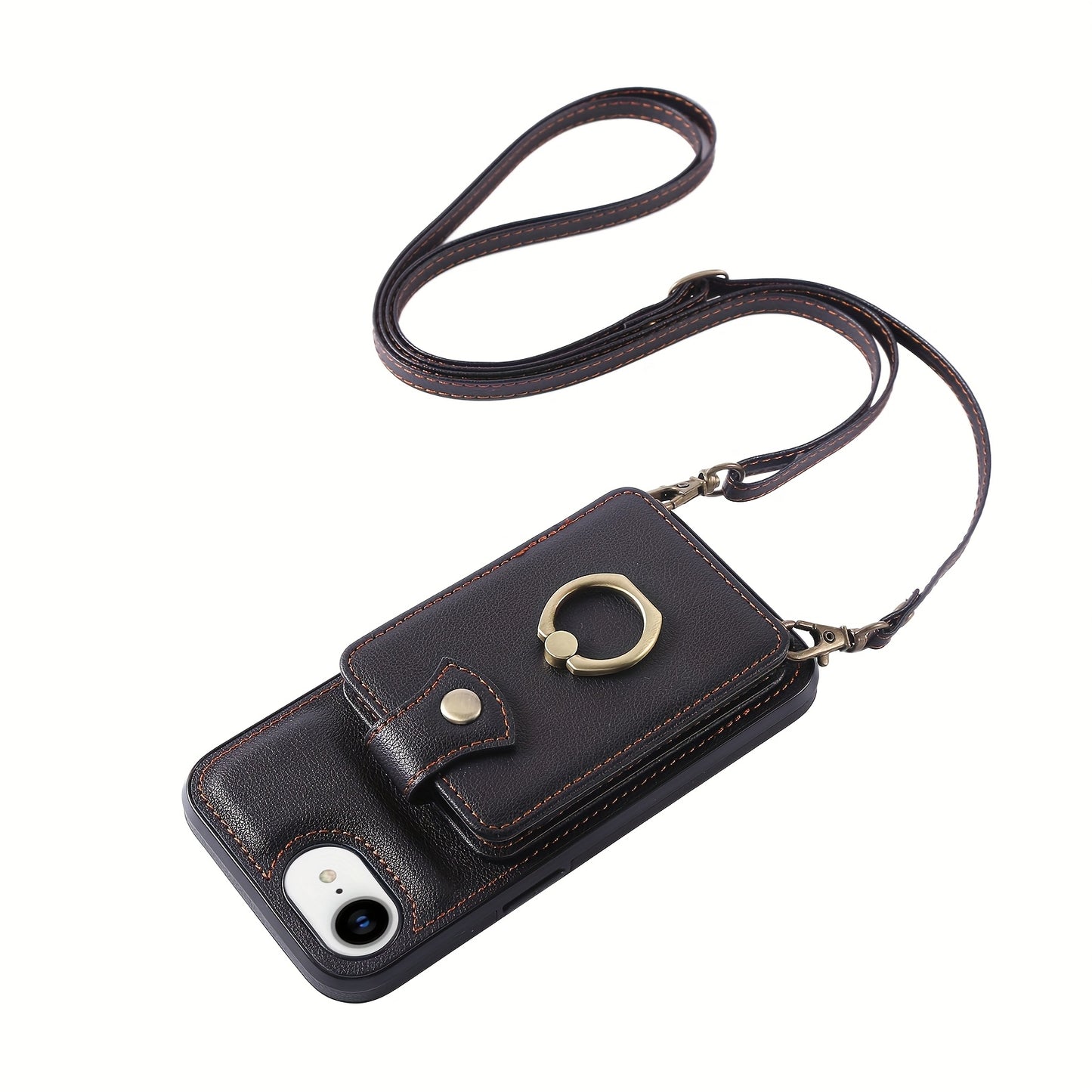 Case Wallet with Holder 360°Rotation Finger Ring