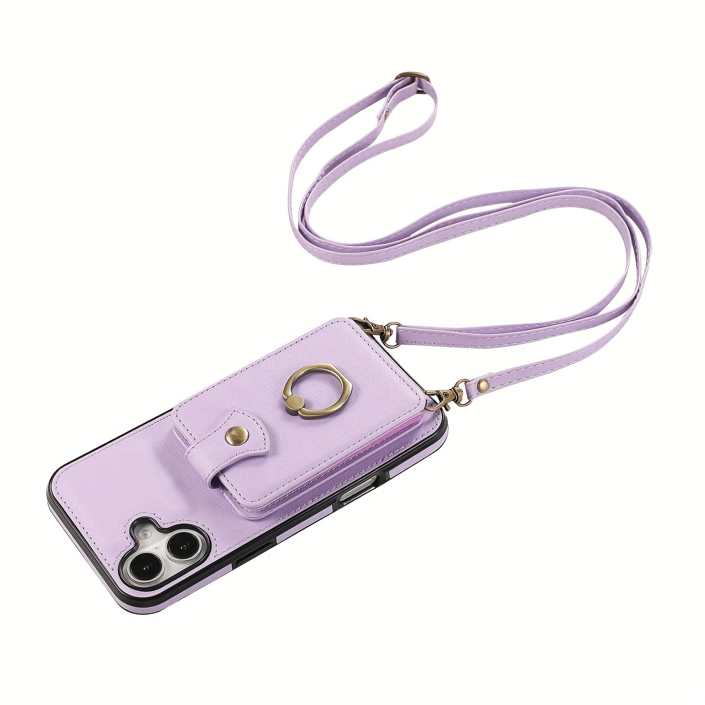 Case Wallet with Holder 360°Rotation Finger Ring