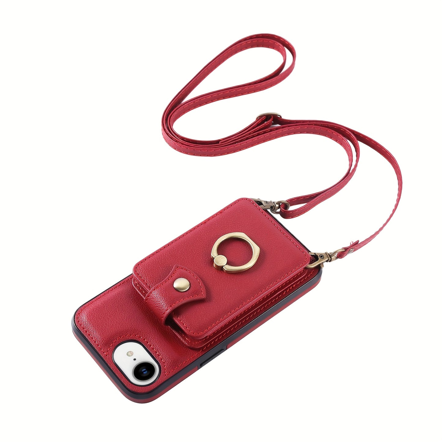 Case Wallet with Holder 360°Rotation Finger Ring