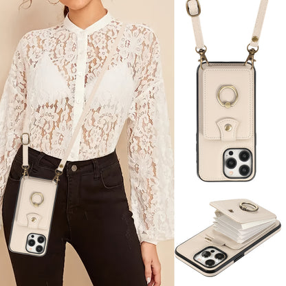 Case Wallet with Holder 360°Rotation Finger Ring