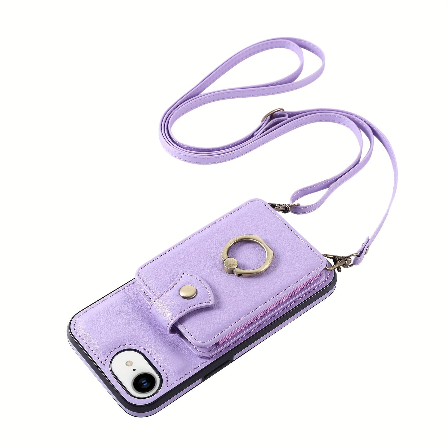 Case Wallet with Holder 360°Rotation Finger Ring